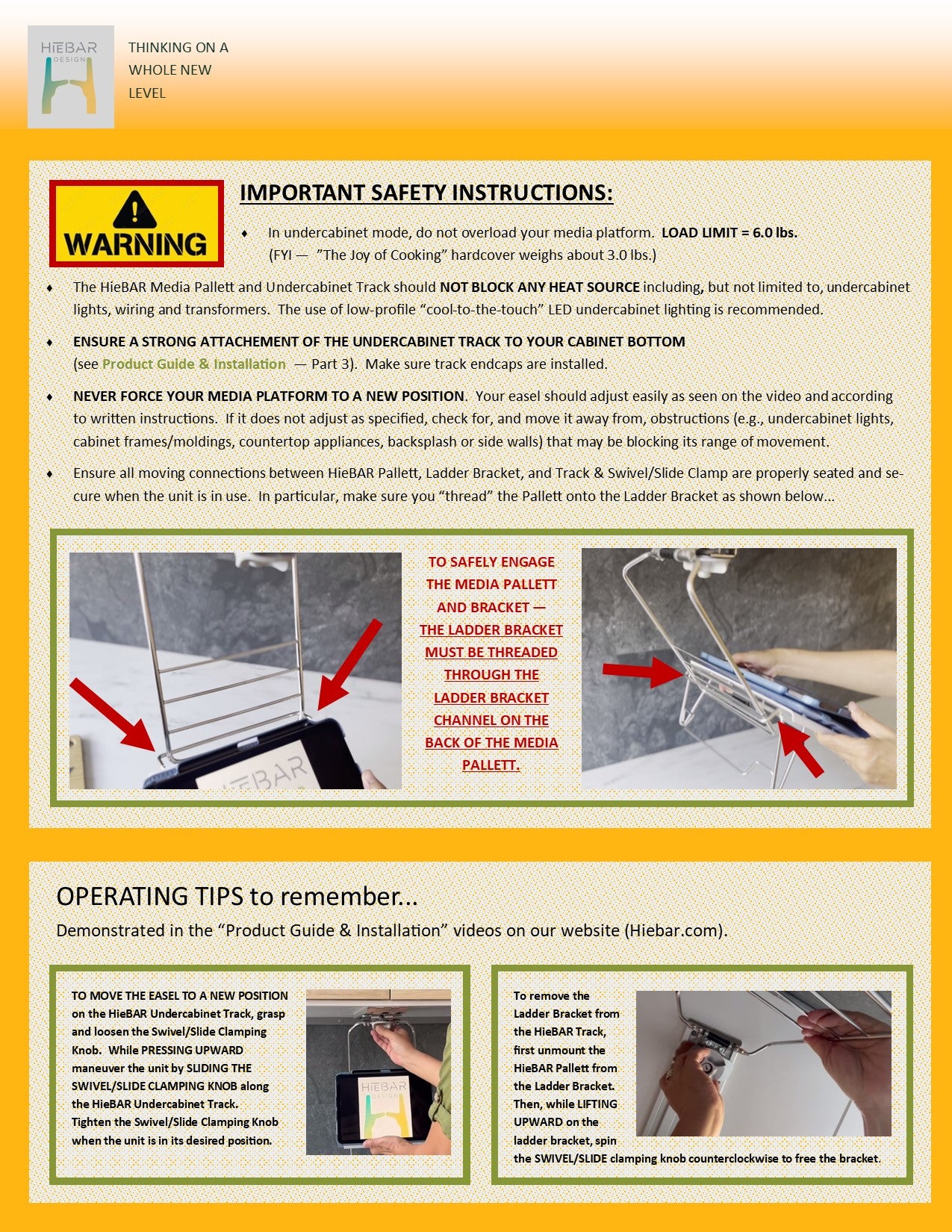 SKU Welcome Insert Page